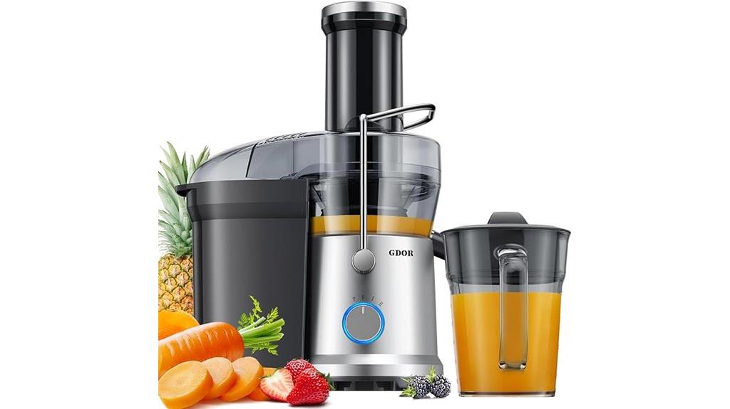 1200w juicer with large feed