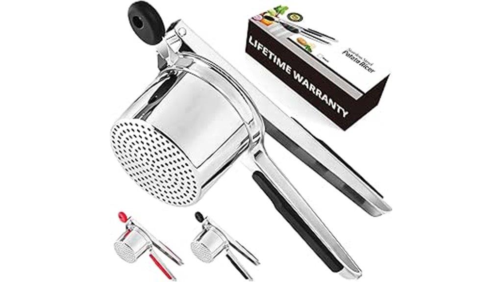15 oz stainless potato ricer