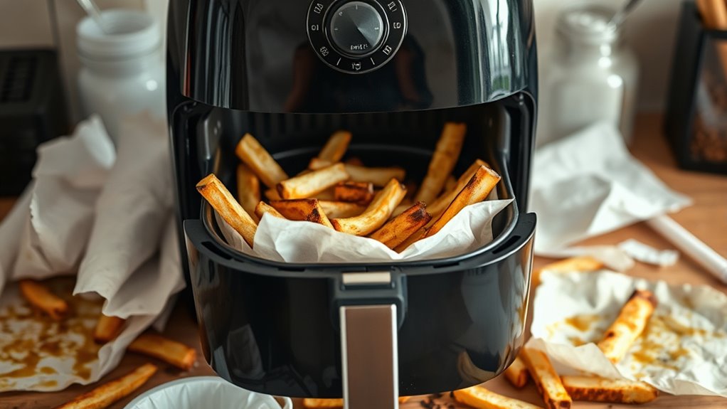 air fryer usage errors