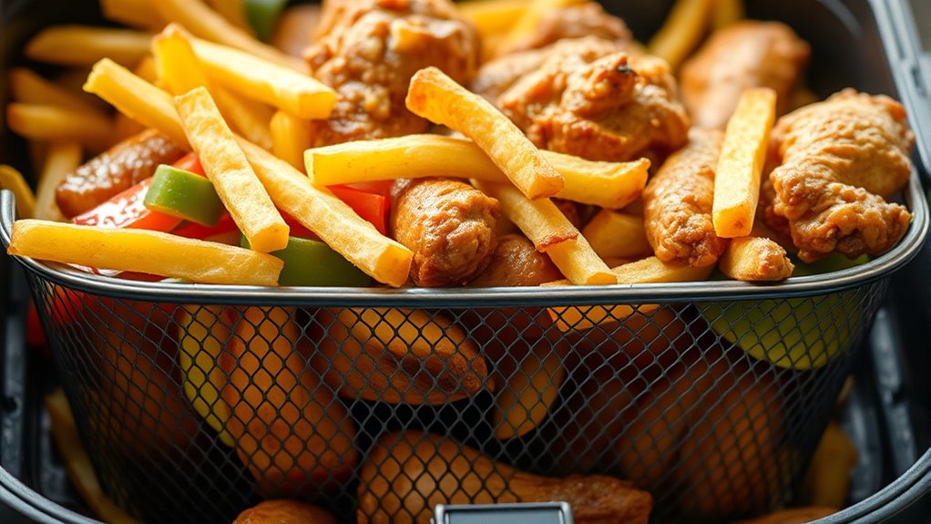 avoid overcrowding air fryer