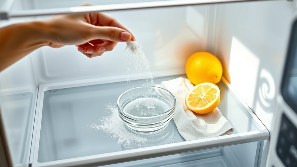 baking soda stain remover