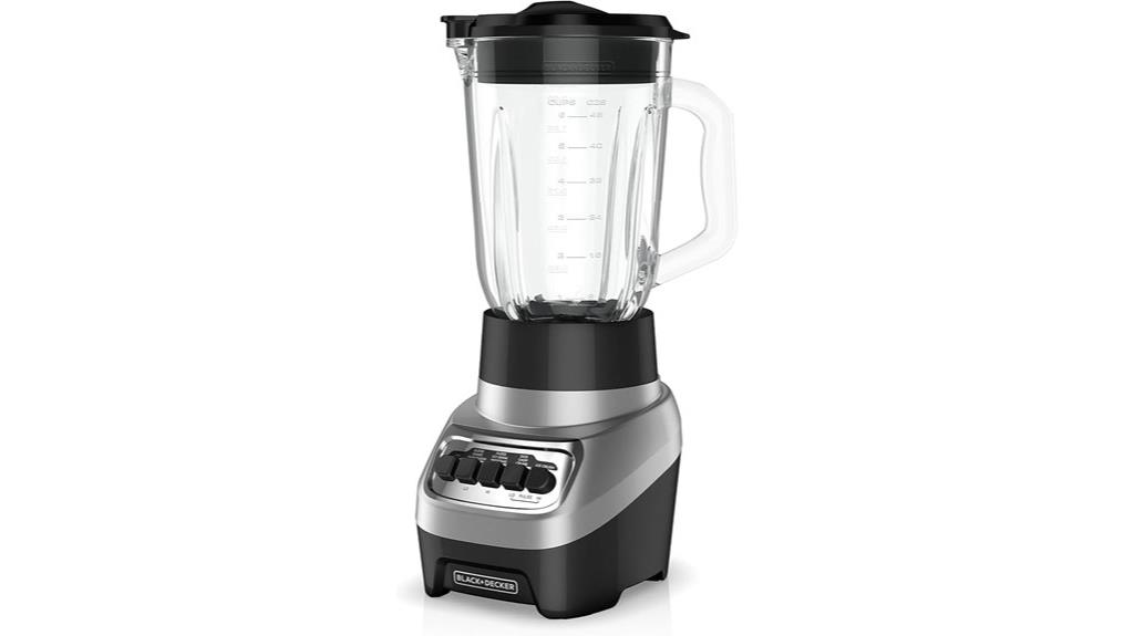 black and decker blender glass