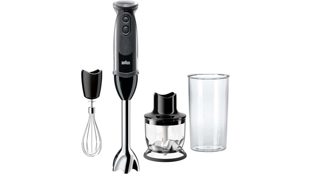 black braun hand blender