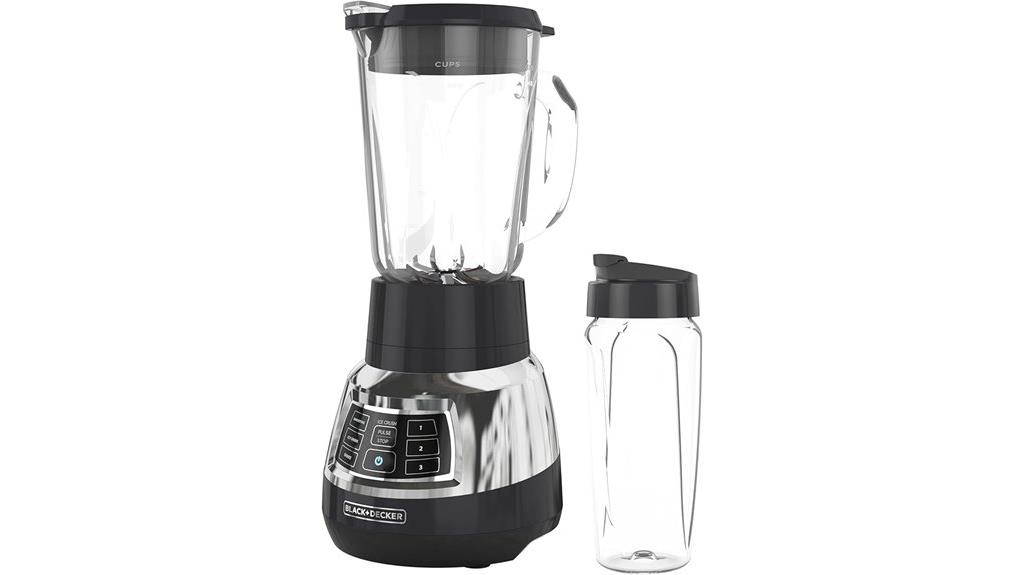 black decker cyclone glass blender