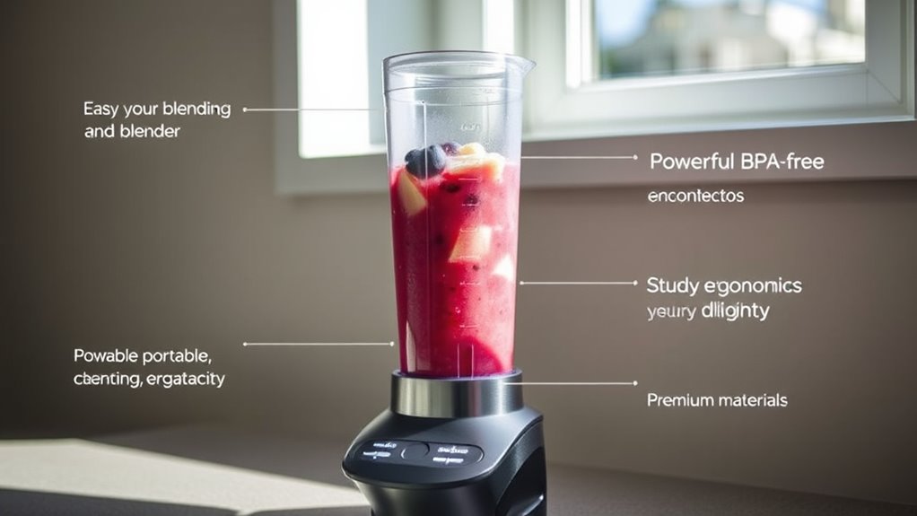 blender power blades portability