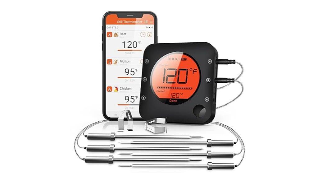bluetooth wireless meat thermometer