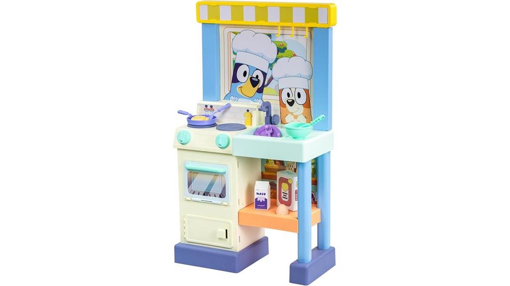 bluey kids kitchen playset