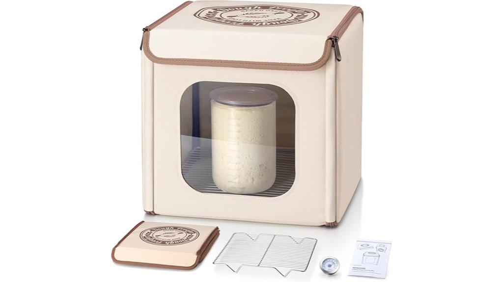bread proofing box with temperature