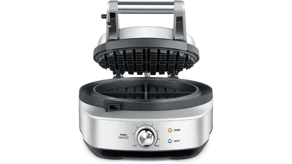 breville stainless waffle maker
