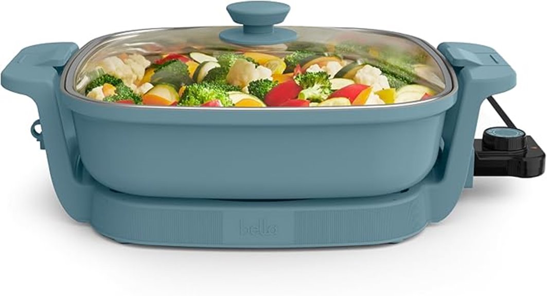 ceramic coated electric skillet