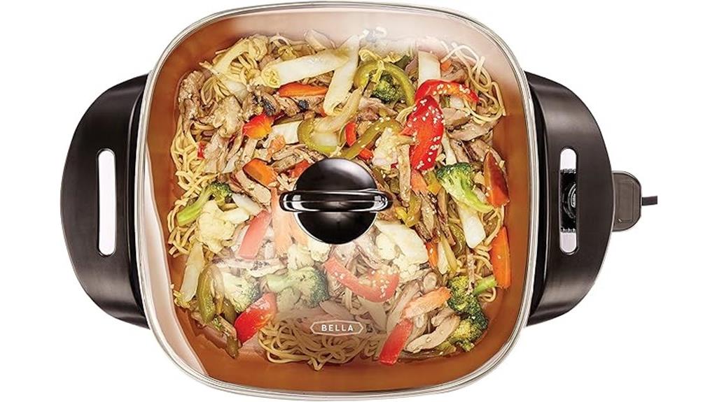 ceramic titanium electric skillet