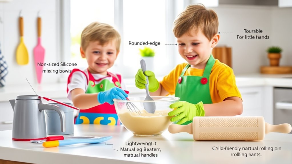 child safe durable baking tools
