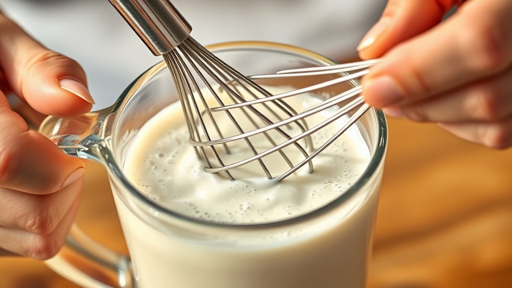 choose proper milk frothing technique