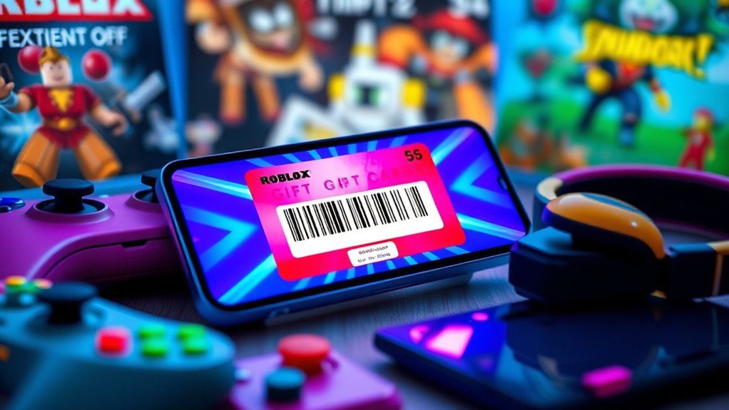 choosing robux gift cards