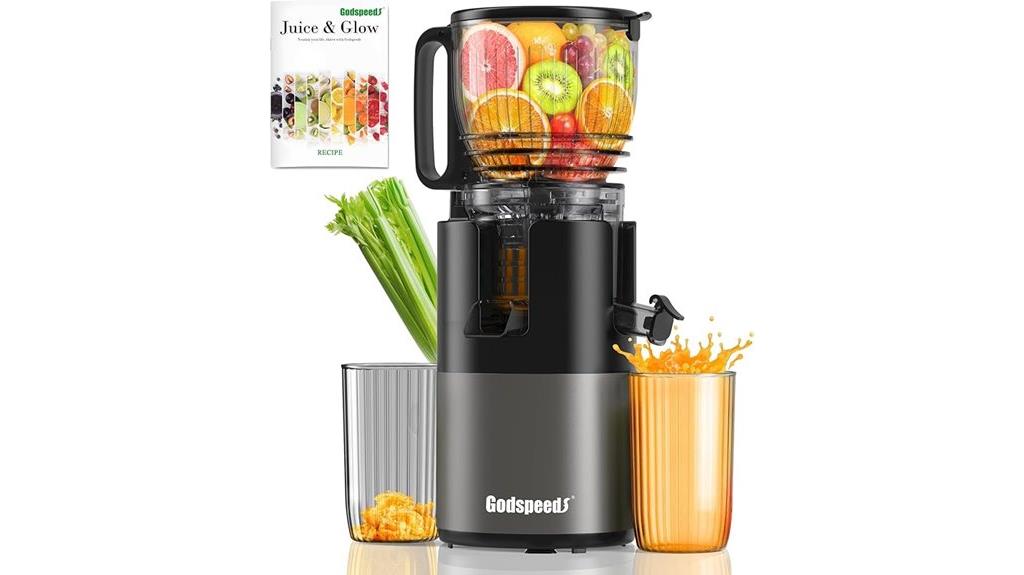 cold press juicer with 5 8 feed