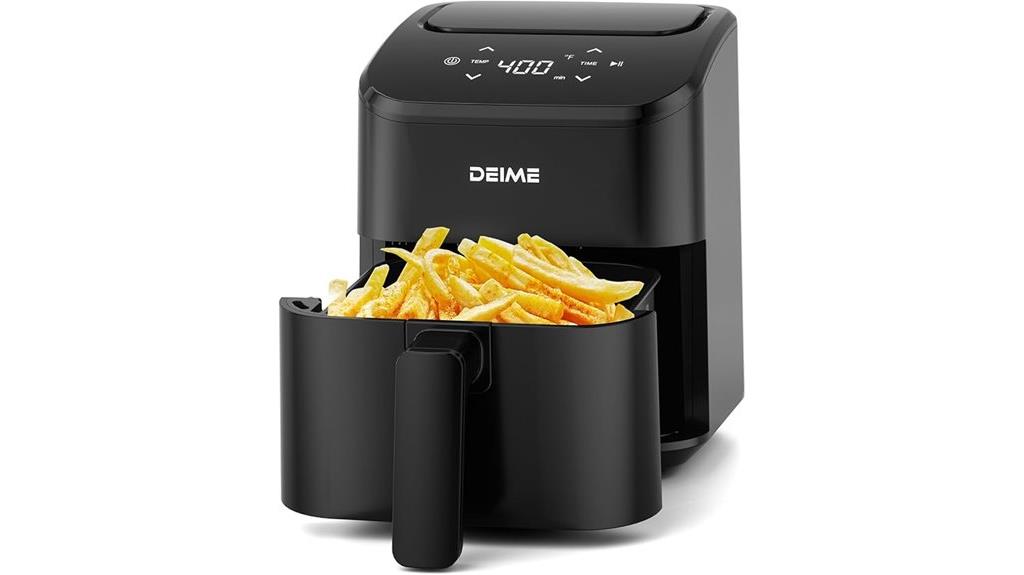 compact digital space saving air fryer