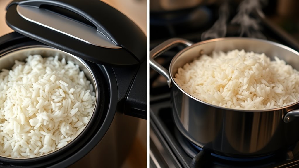 consistent even rice cooking