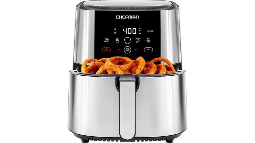digital 8 quart touch air fryer