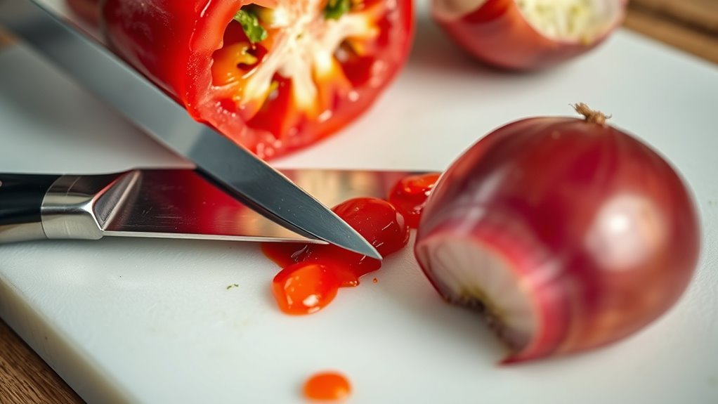 dull knives increase risk