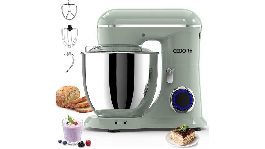 electric mixer with large bowl