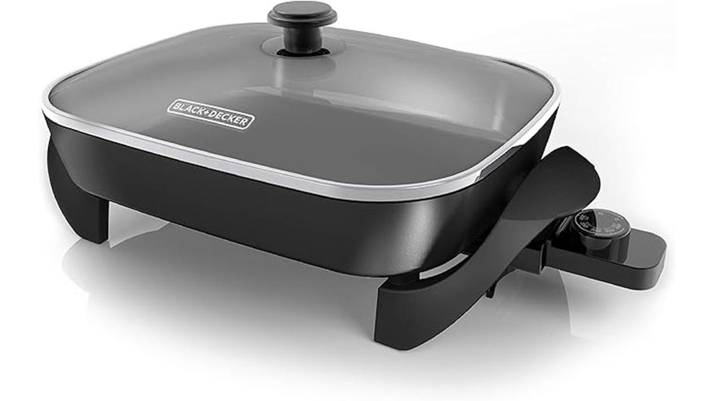 electric skillet by black decker
