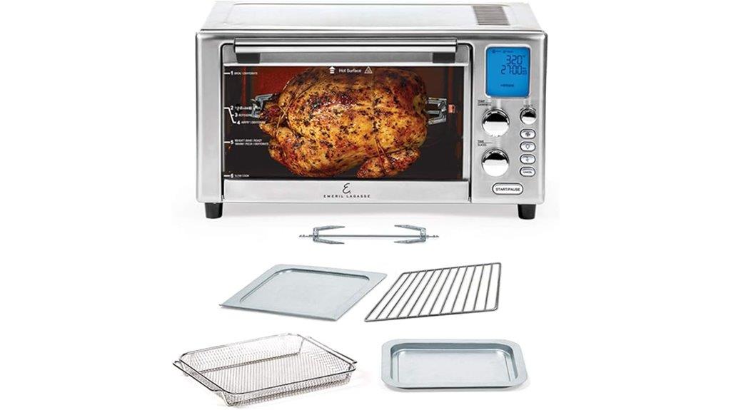 emeril lagasse stainless air fryer