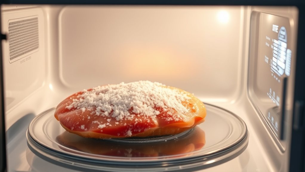 even heating of frozen foods