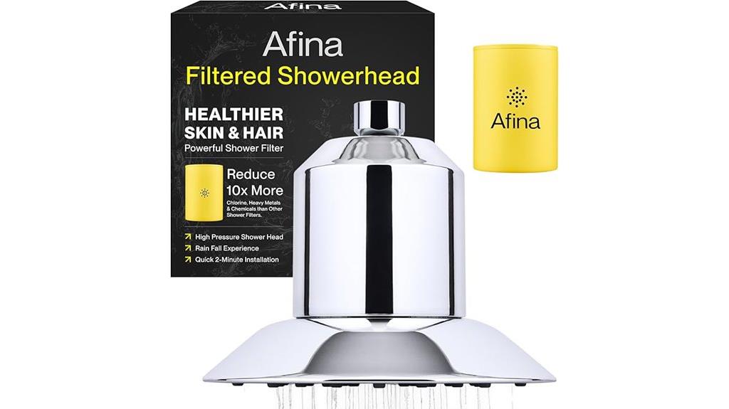filtered shower head water