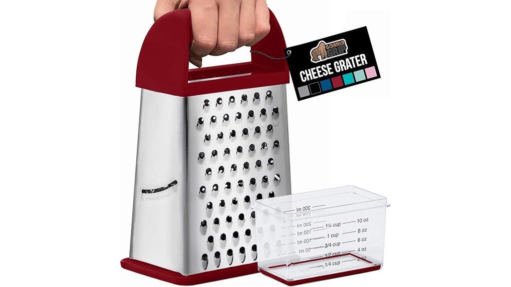 four sided cheese grater