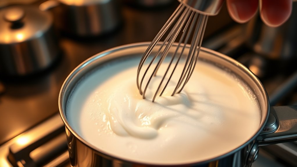 frothing milk without equipment