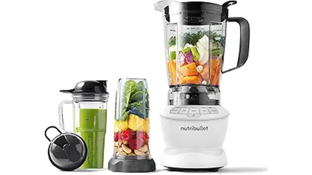 full size matte white blender