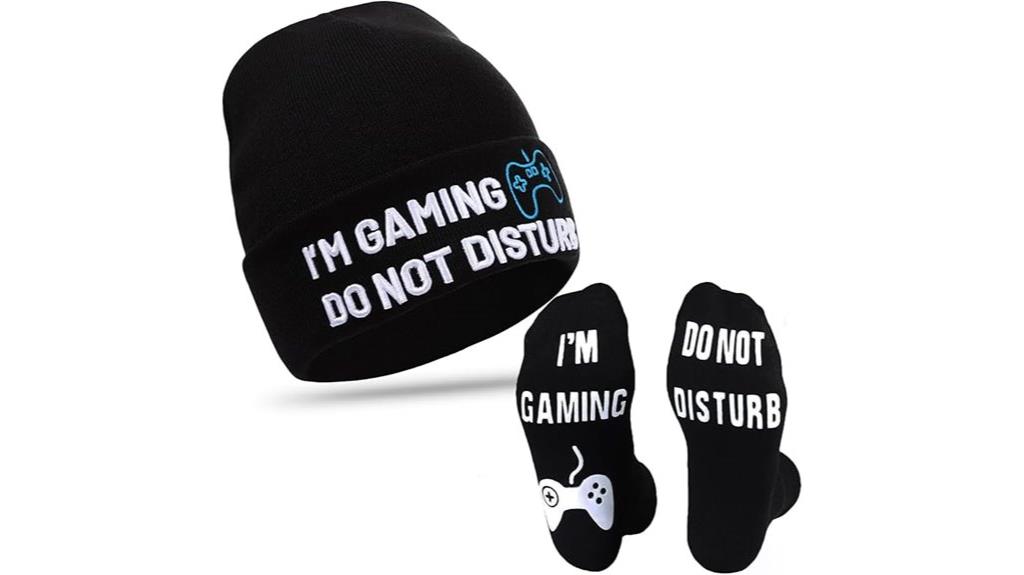 gamer themed sock hat