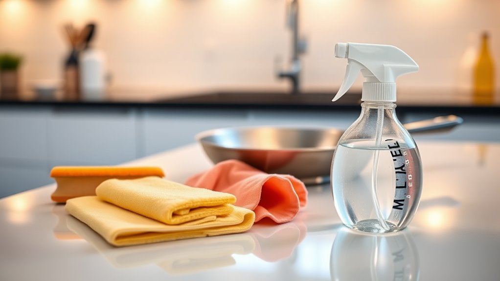 gentle non stick cleaning routines