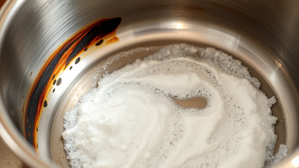 gentle paste for burnt food