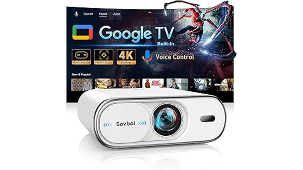 google tv outdoor projector