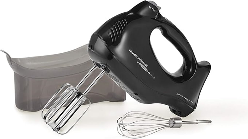 hand mixer with storage