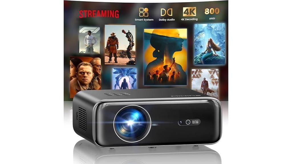 high resolution wireless outdoor projector