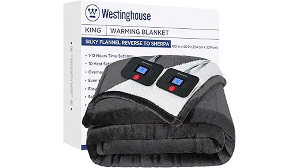 king size heated blanket