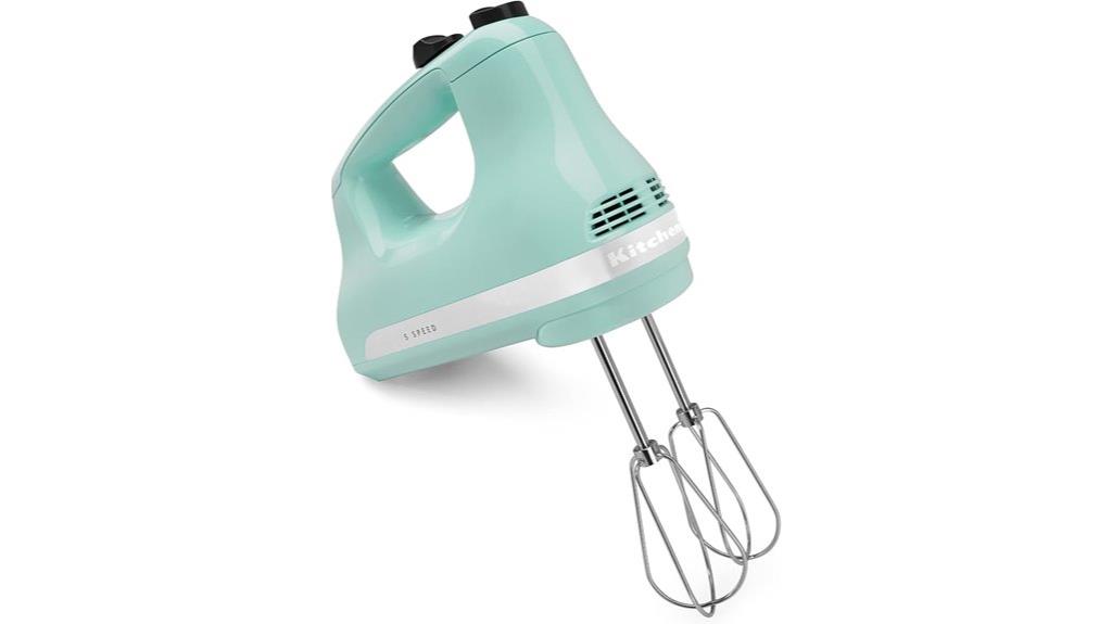 kitchenaid ice blue mixer