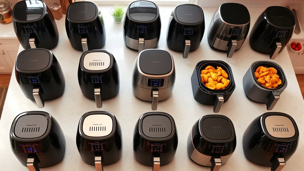 large capacity family air fryers