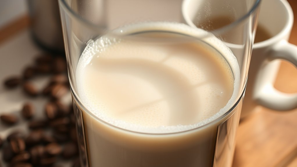 manual milk frothing technique