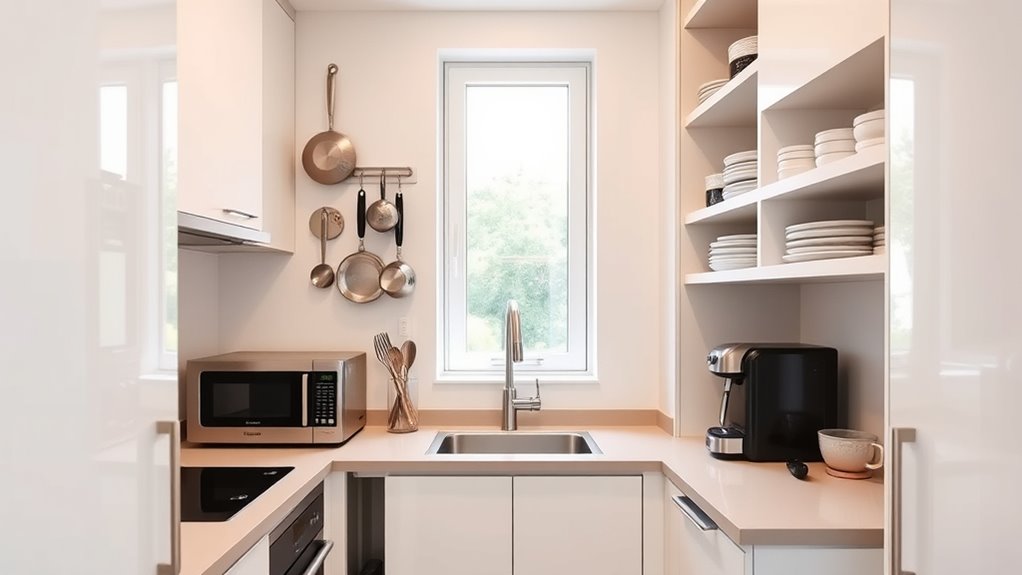 maximize small kitchen space
