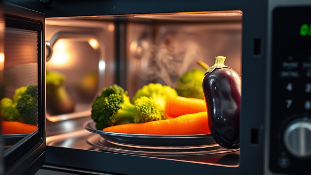 microwave frequency affects food quality