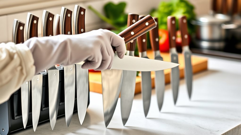 model safe knife handling