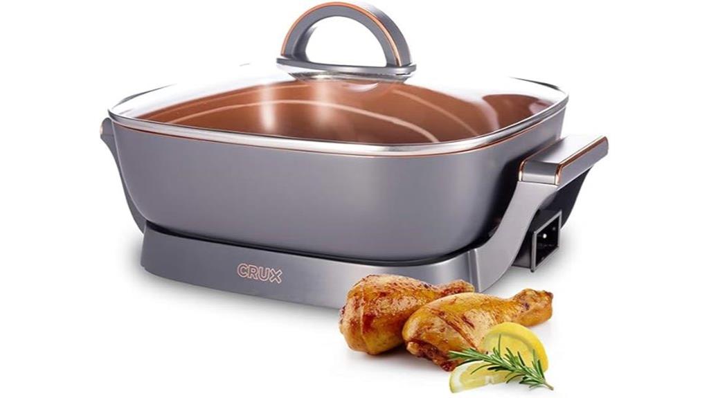 nonstick electric skillet