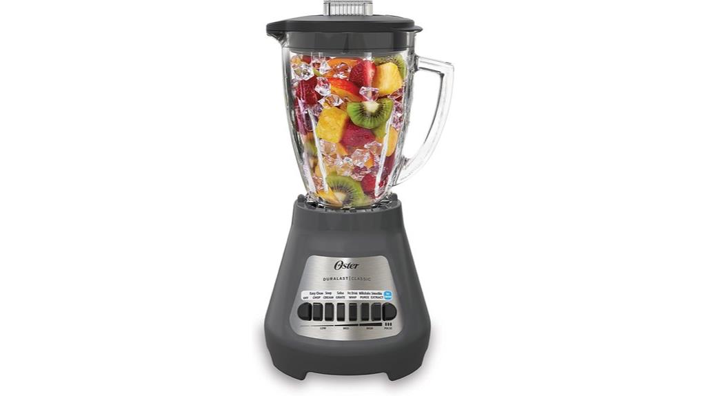 oster 8 speed glass blender