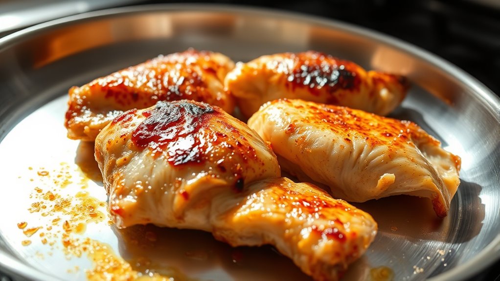 pat dry food thoroughly