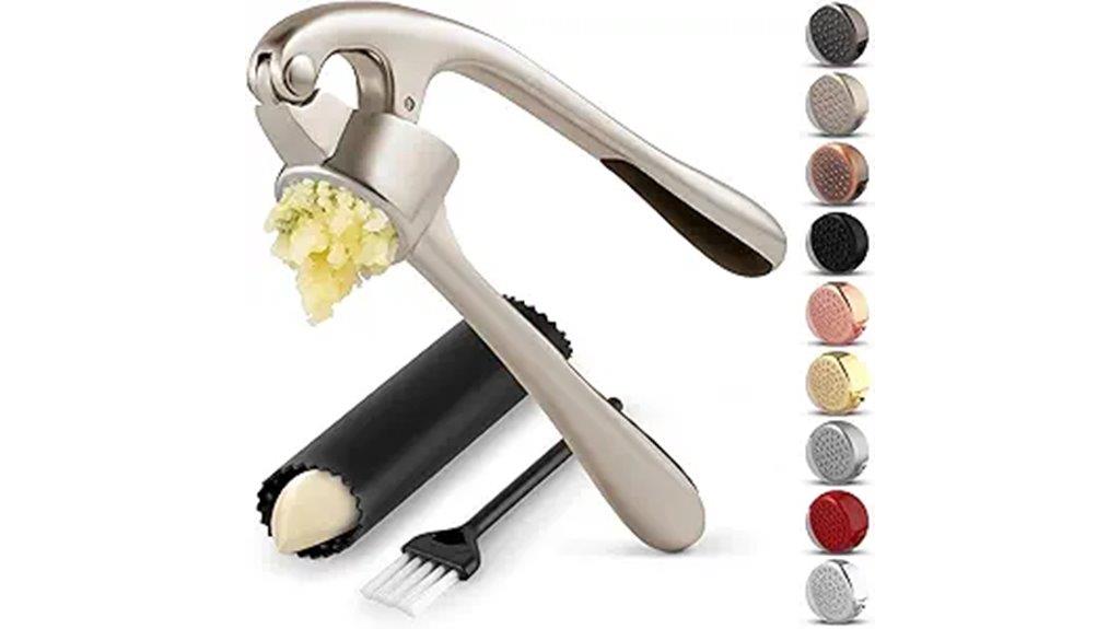 premium garlic press set