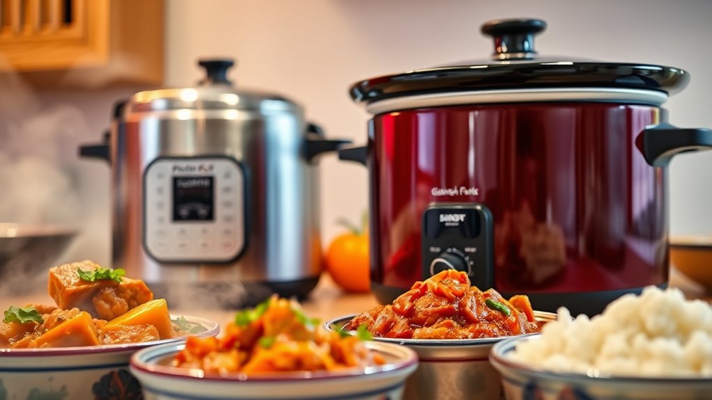 quick and slow cooking methods