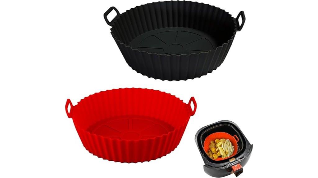 red and black silicone liners